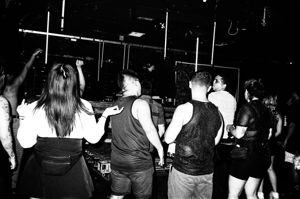 Audience at an Inherente showcase