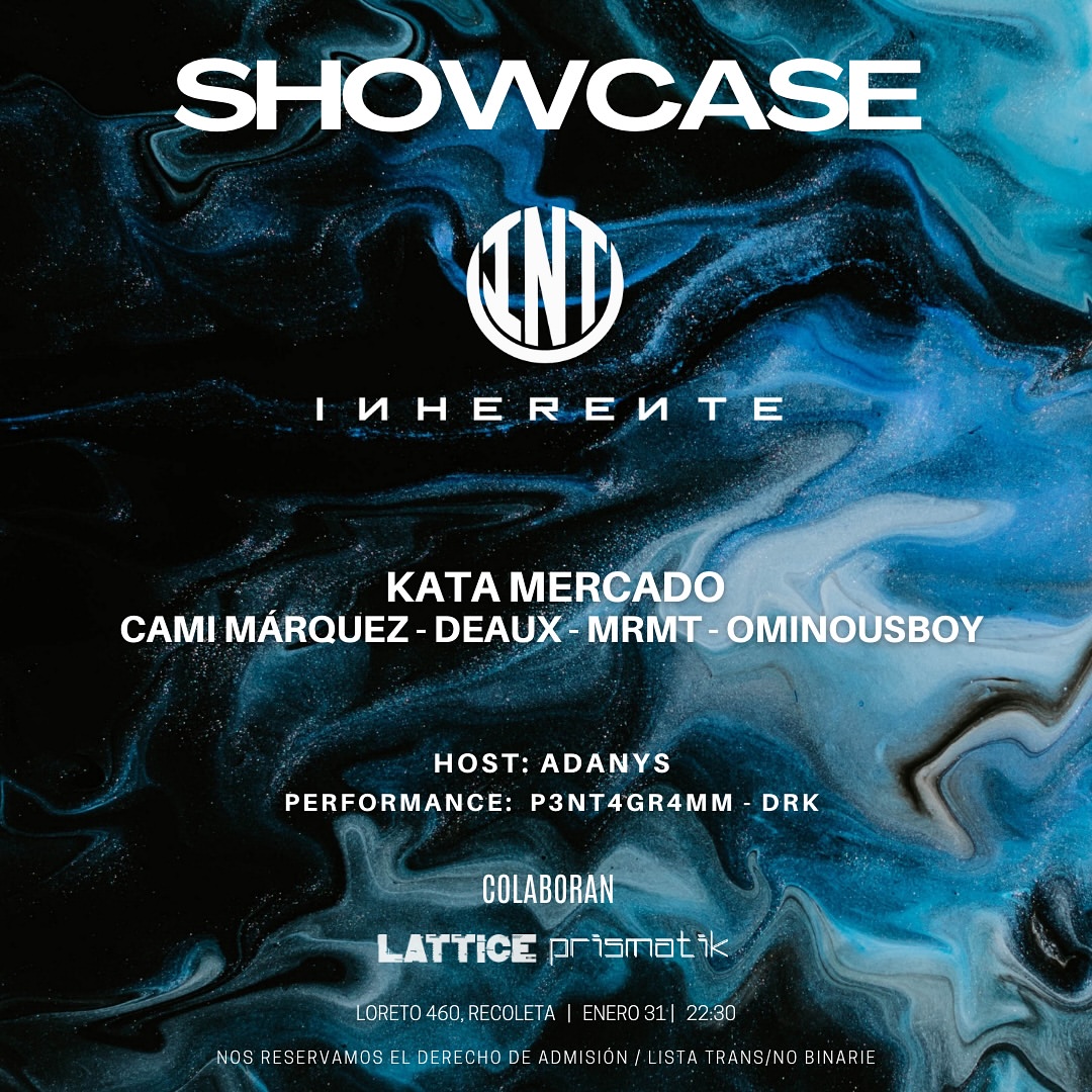 Showcase Inherente — flyer